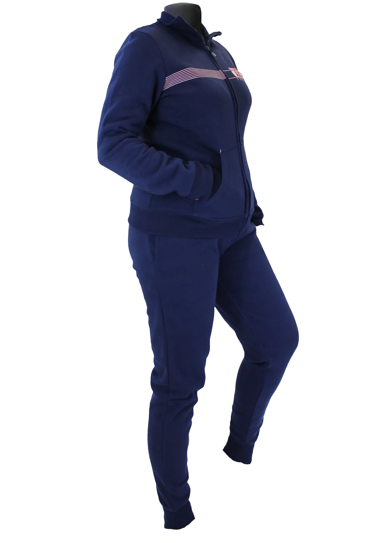 Tuta Sportiva Donna Felpata Navy | Aki 21721 - immagine 4