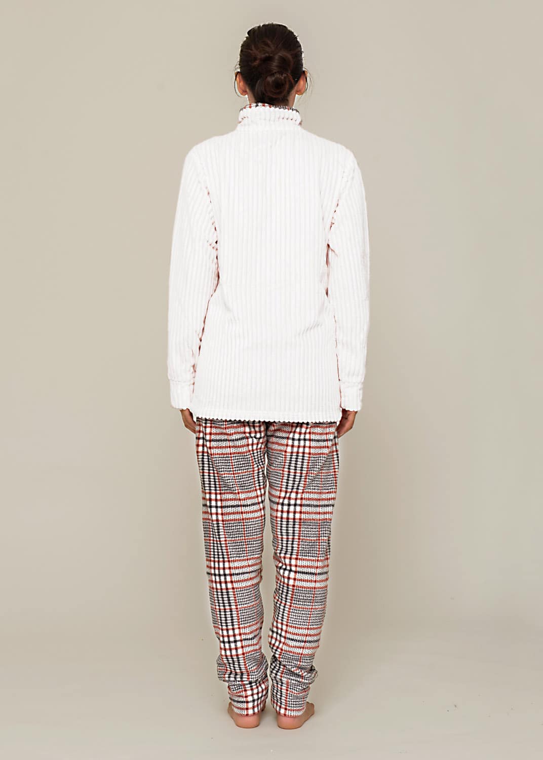 Pigiama Donna Pile Coral invernale | Pigiamiamoci 2252 - immagine 3
