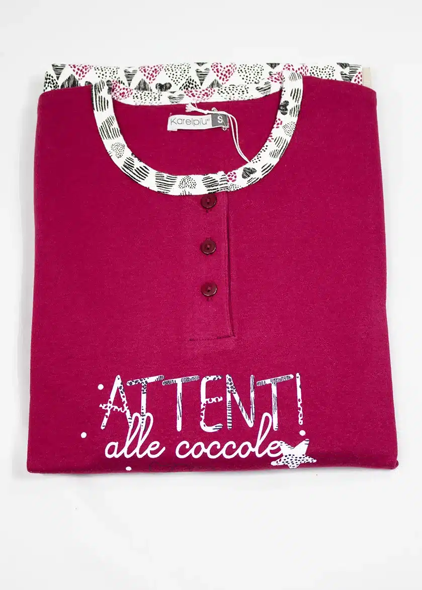 Pigiama Caldo cotone Donna | Karel 5059 - immagine 2