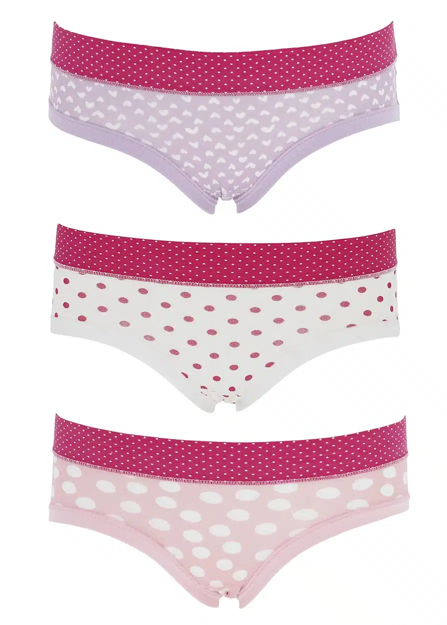 Slip Bambina cotone 2 e 4 anni | Cotonella Tris 298 - immagine 3