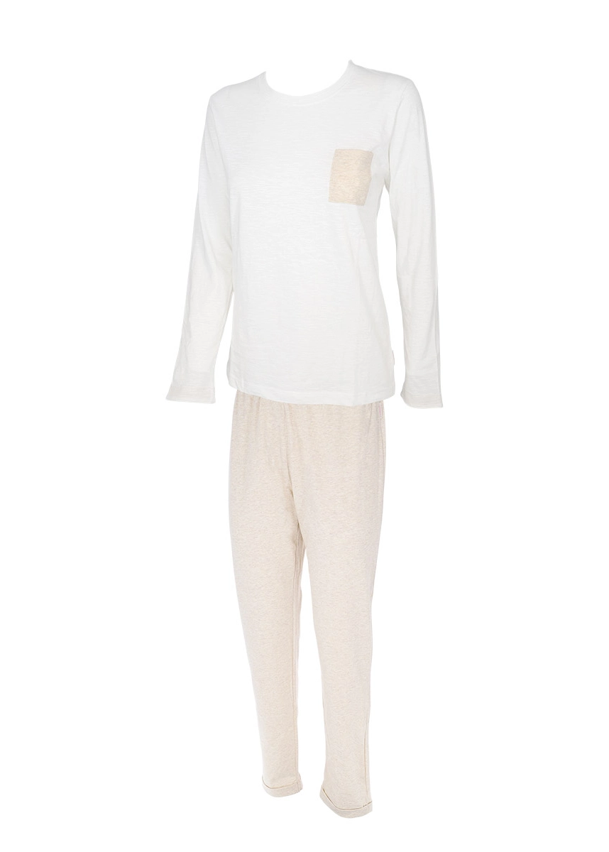 Pigiama Lungo Donna Cotone Bio | Cotonella D41 - immagine 3