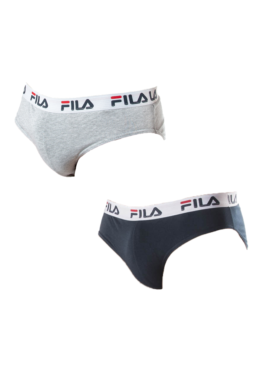 Slip Uomo Fila in cotone elasticizzato Blu e Grigio