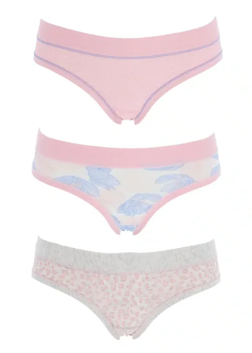 Slip Donna Mini Tris Assortito | Cotonella 0183b