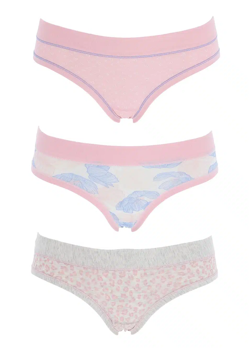 Slip Donna Mini Tris Assortito | Cotonella 0183b