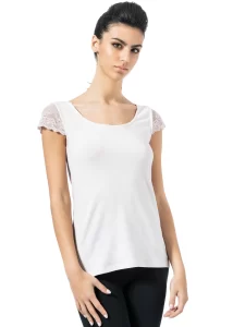 Maglia Smanicata sottogiacca con Pizzo Cotonella 390