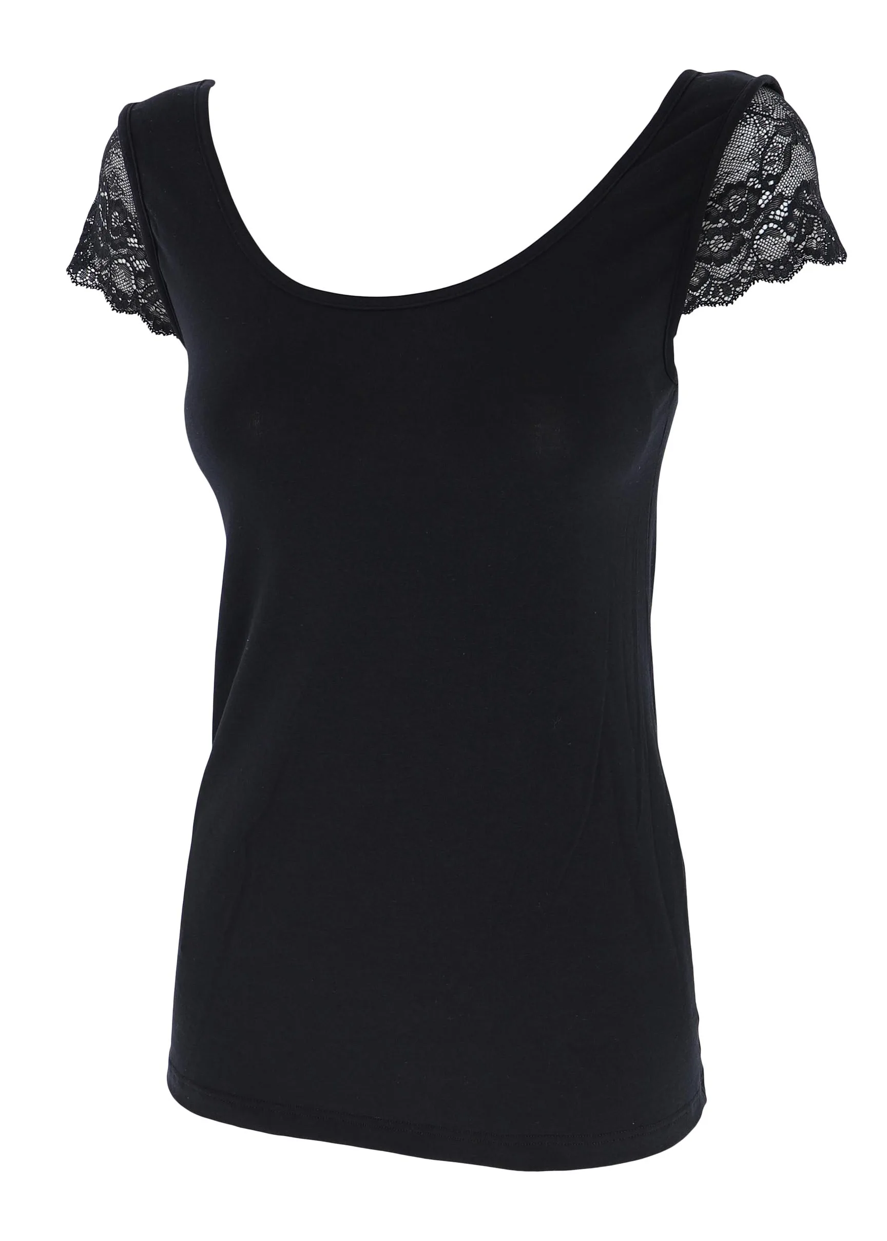 Maglia Smanicata sottogiacca con Pizzo Cotonella 390 - immagine 6