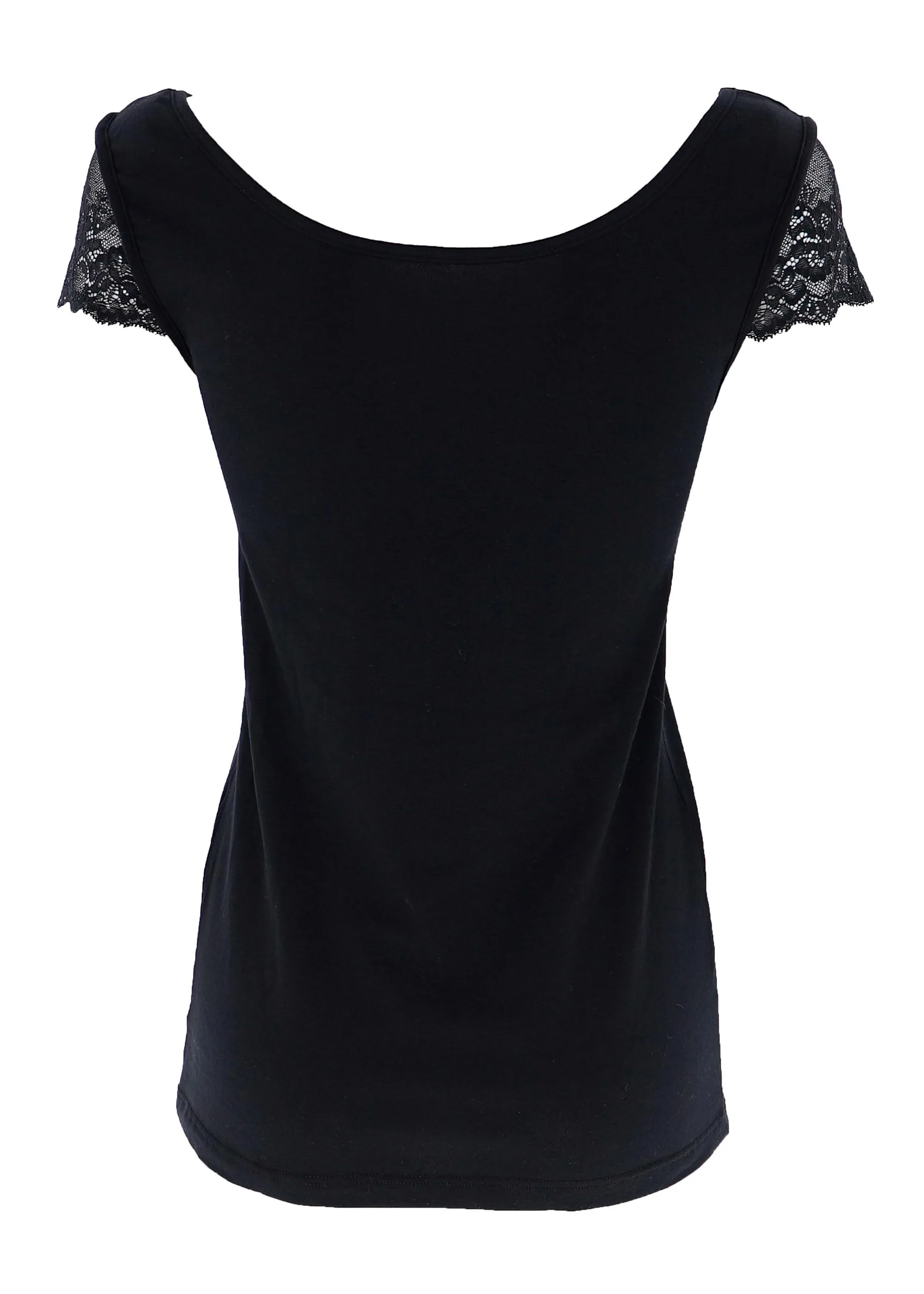 Maglia Smanicata sottogiacca con Pizzo Cotonella 390 - immagine 2