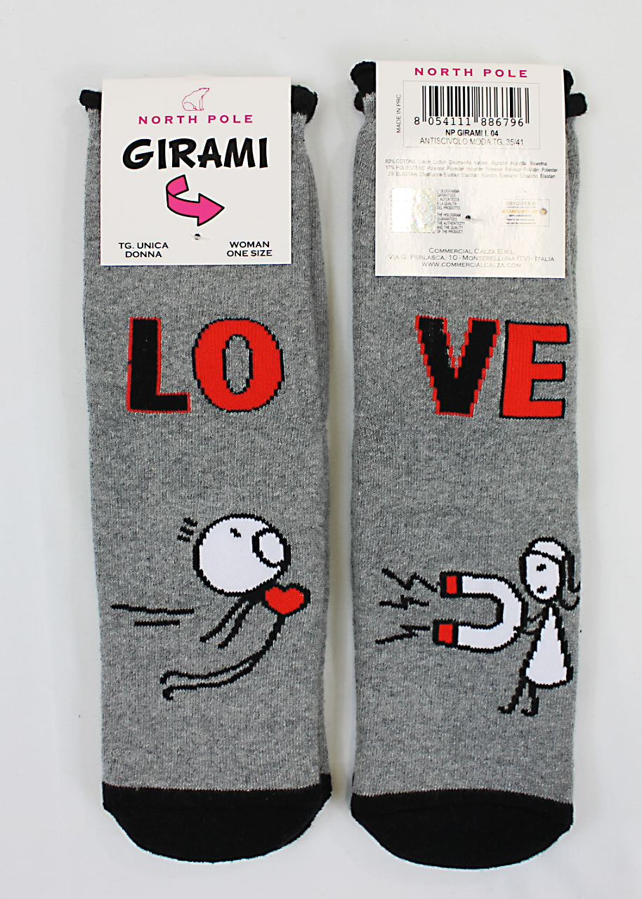 Calzini antiscivolo donna | North Pole | Love - immagine 2