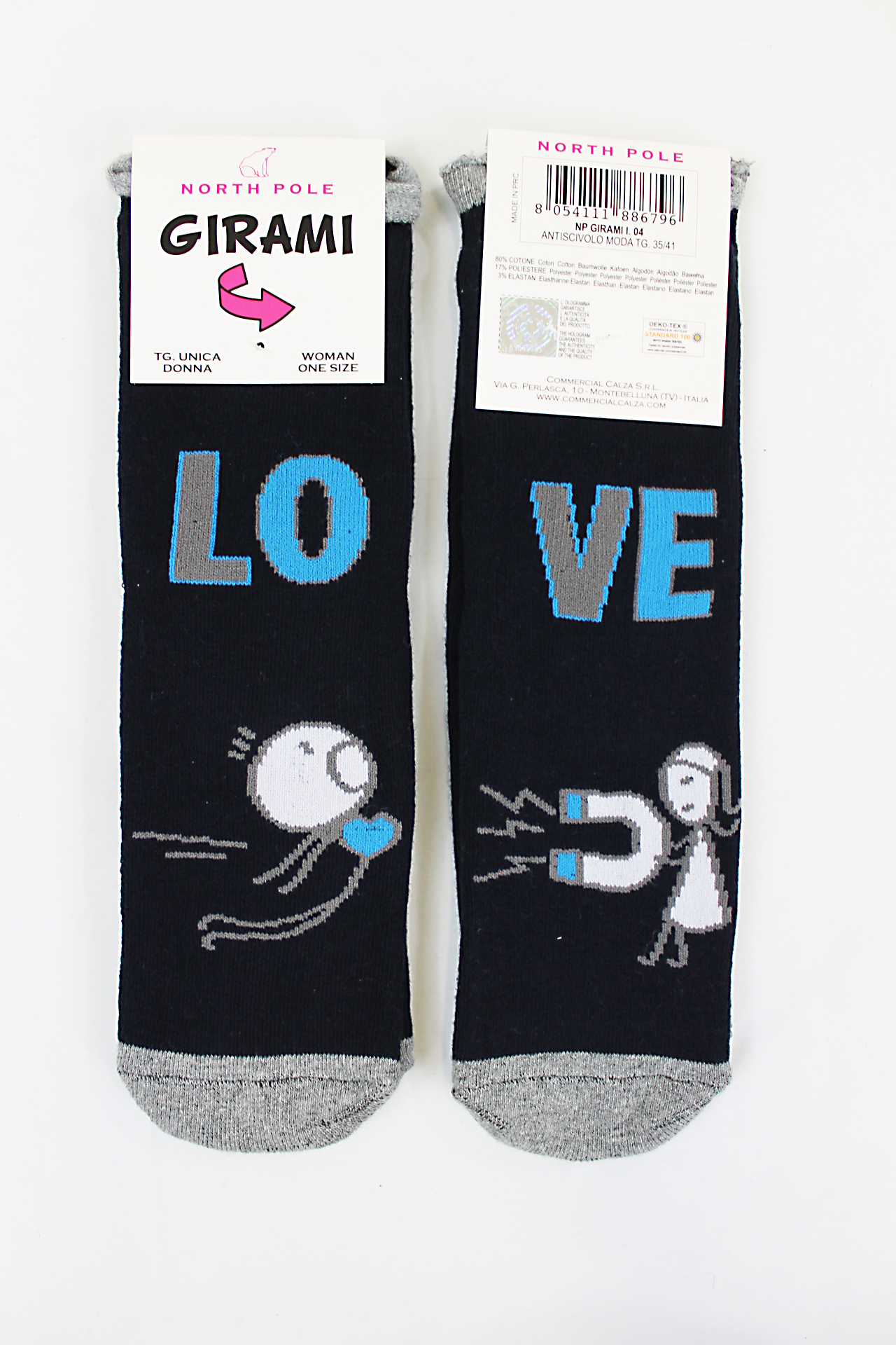 Calzini antiscivolo donna | North Pole | Love - immagine 3