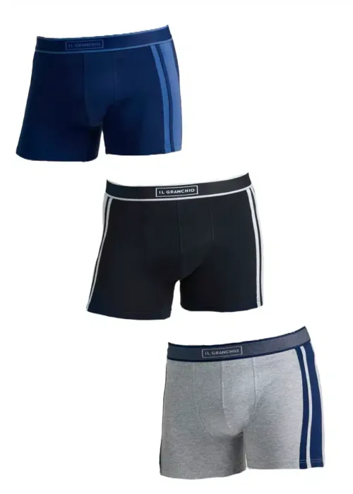 Boxer Uomo in Cotone 3 pezzi | IlGranchio gb105