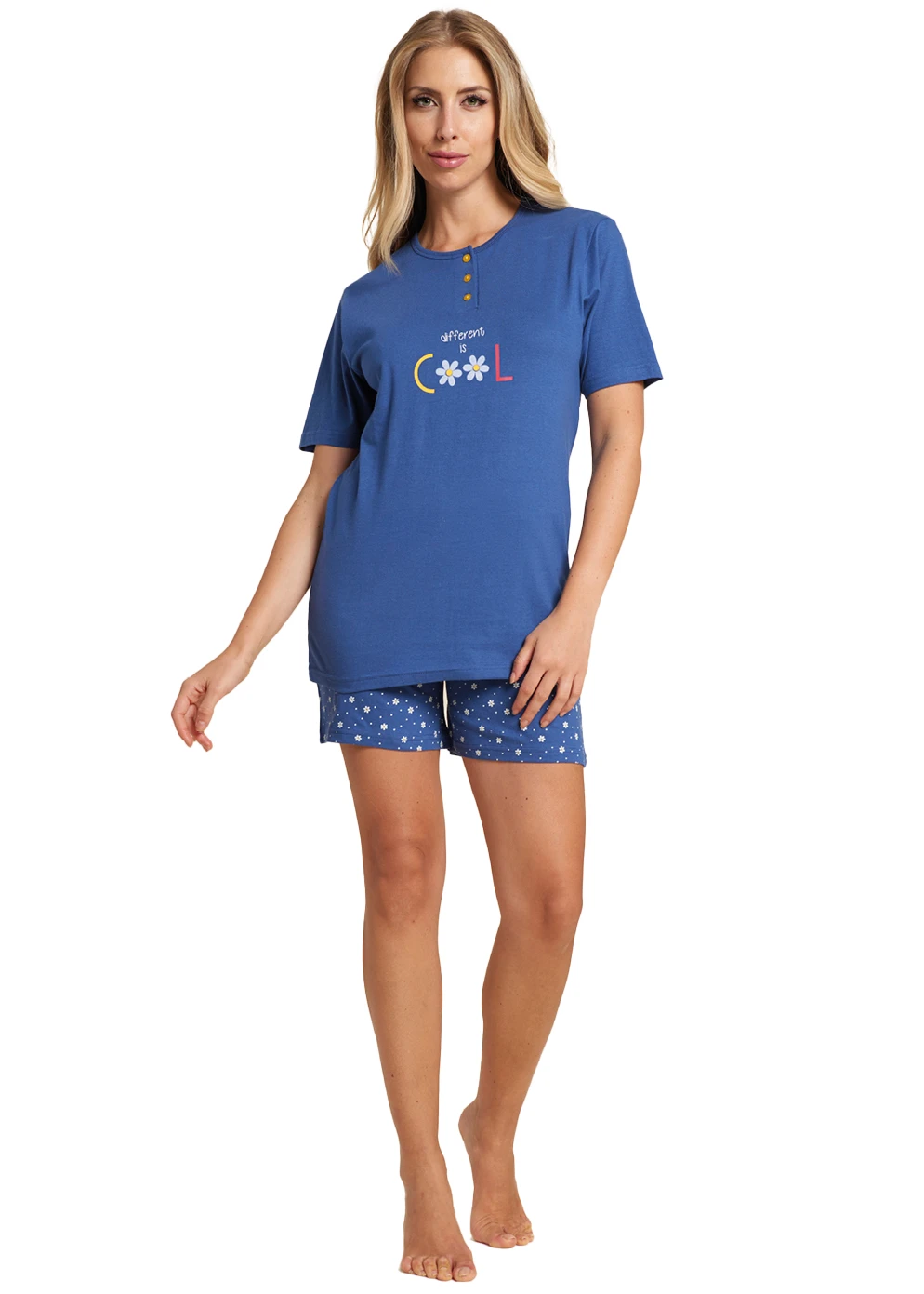 Pigiama corto Donna 100% cotone | Karel 2087