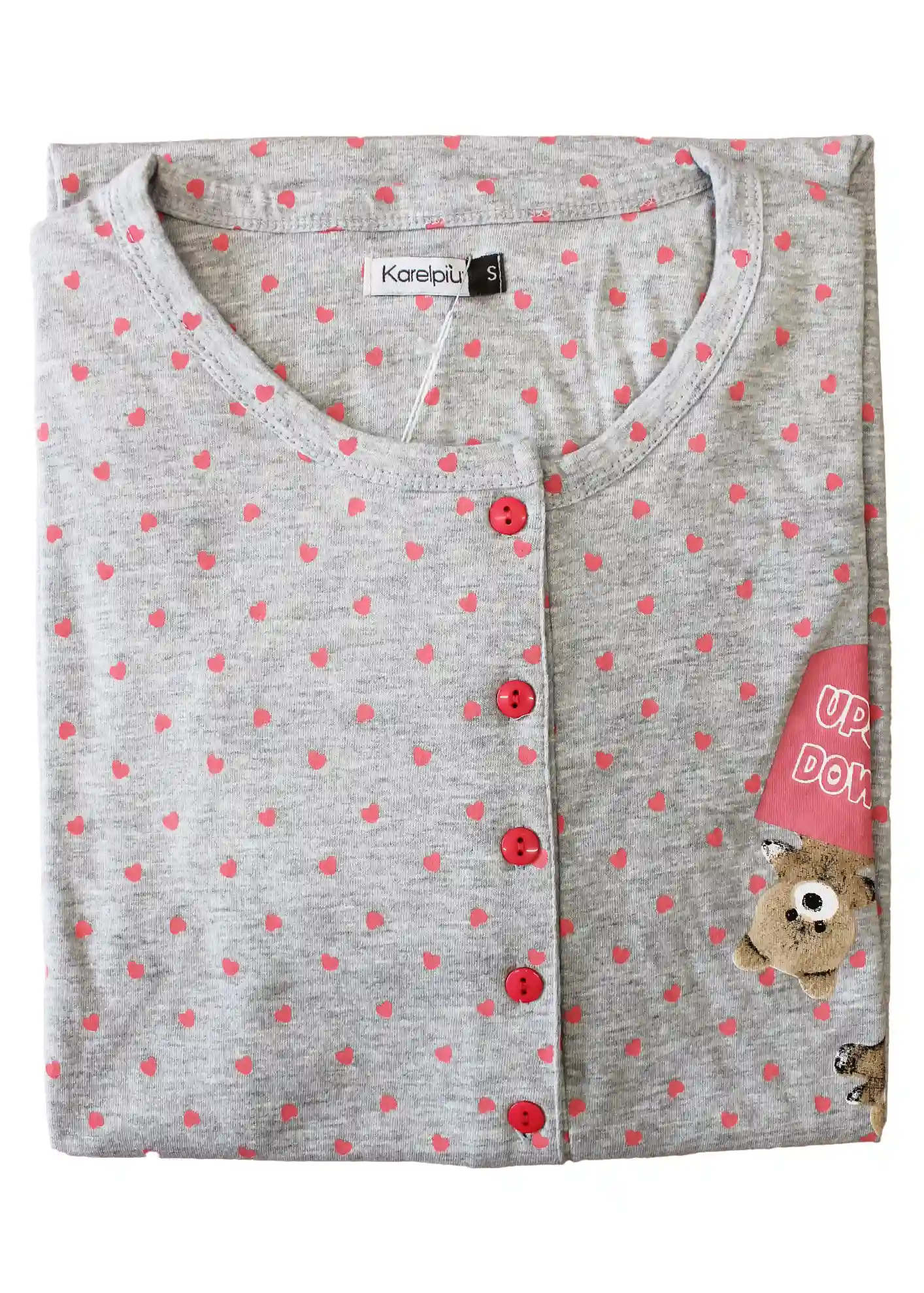 Camicia da Notte Allattamento Parto Maternità Karelpiù 2118 - immagine 3