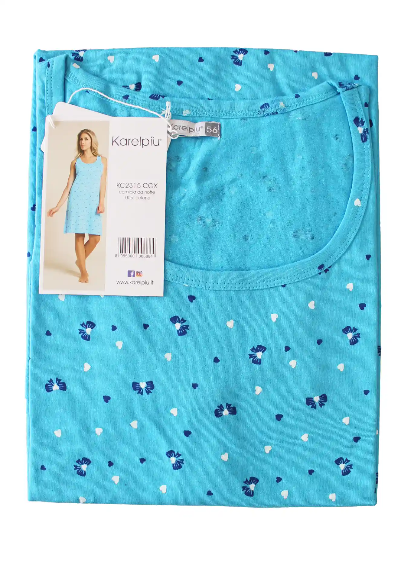 Camicia da Notte Spalla Larga Calibrata | Karel 2315 - immagine 3