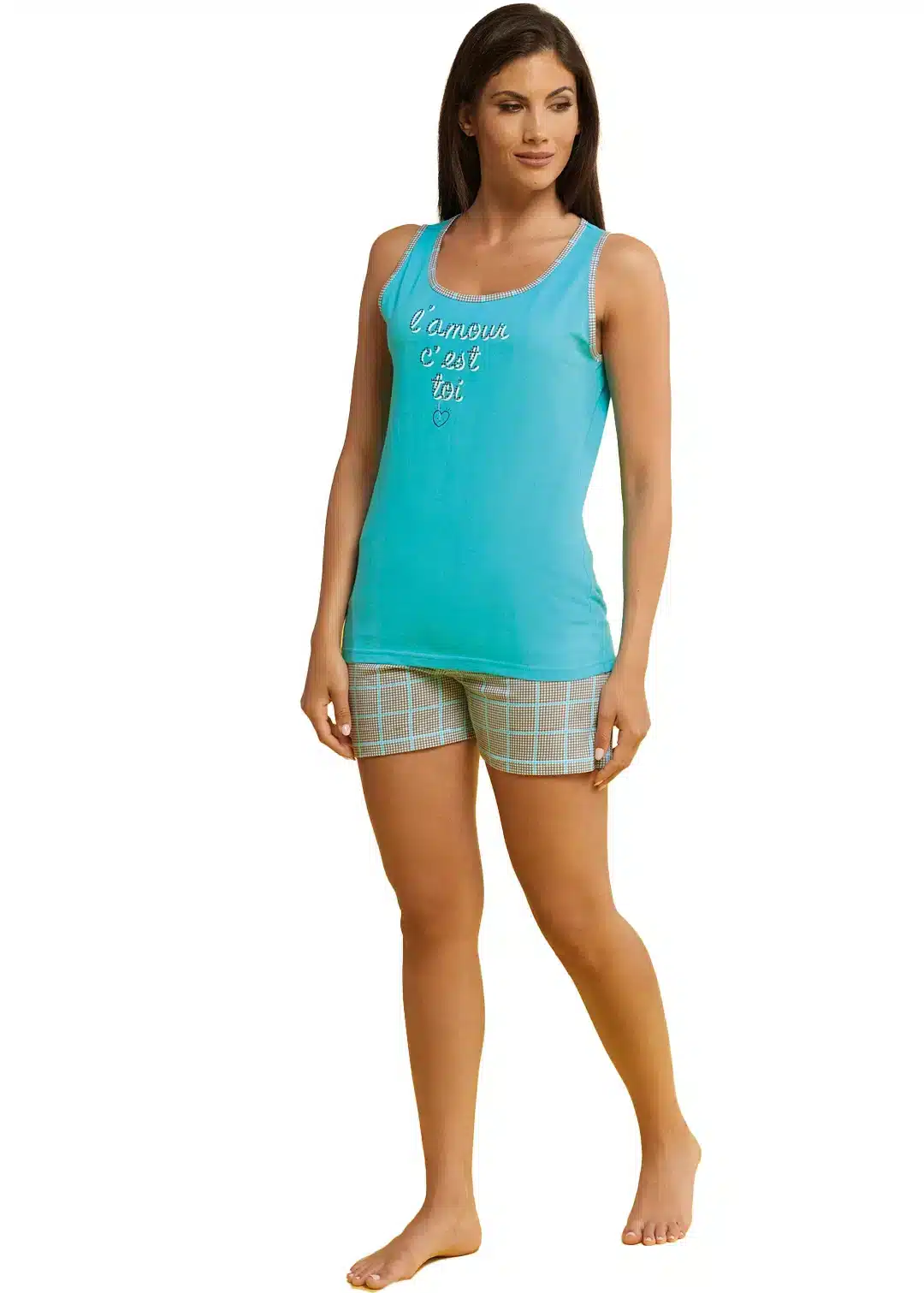 Pigiama Donna Spalla larga Calibrato | Karel 4298