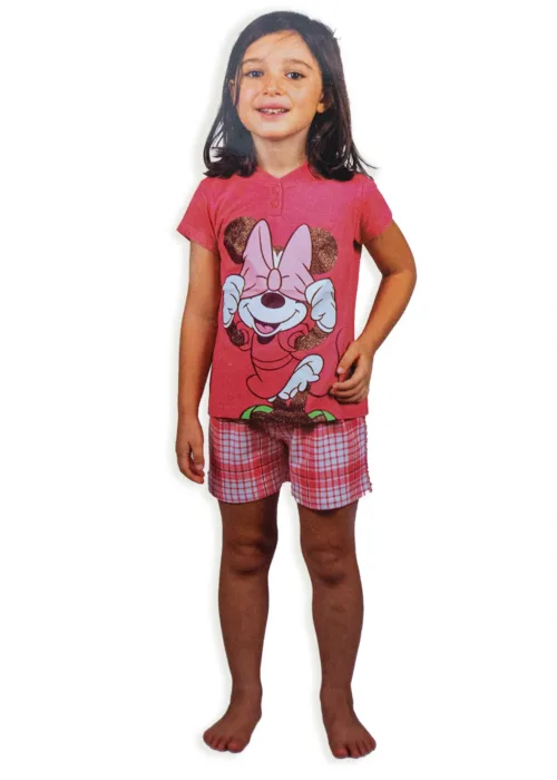 Pigiama Corto Bimba Cotone Minnie by Sabor