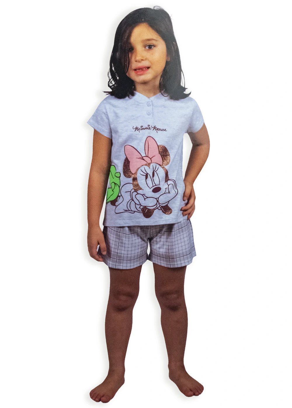 Pigiama Corto Bimba Cotone Minnie by Sabor - immagine 2