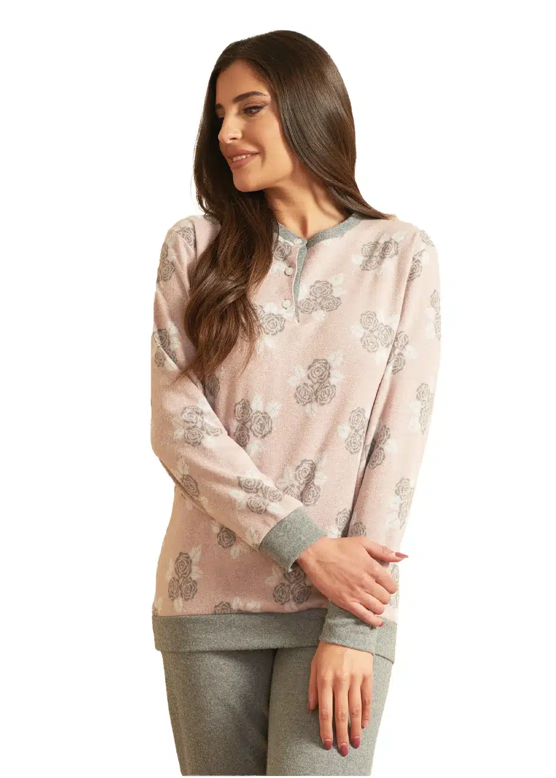Pigiama punto Milano Donna caldo | Emozioni 5307
