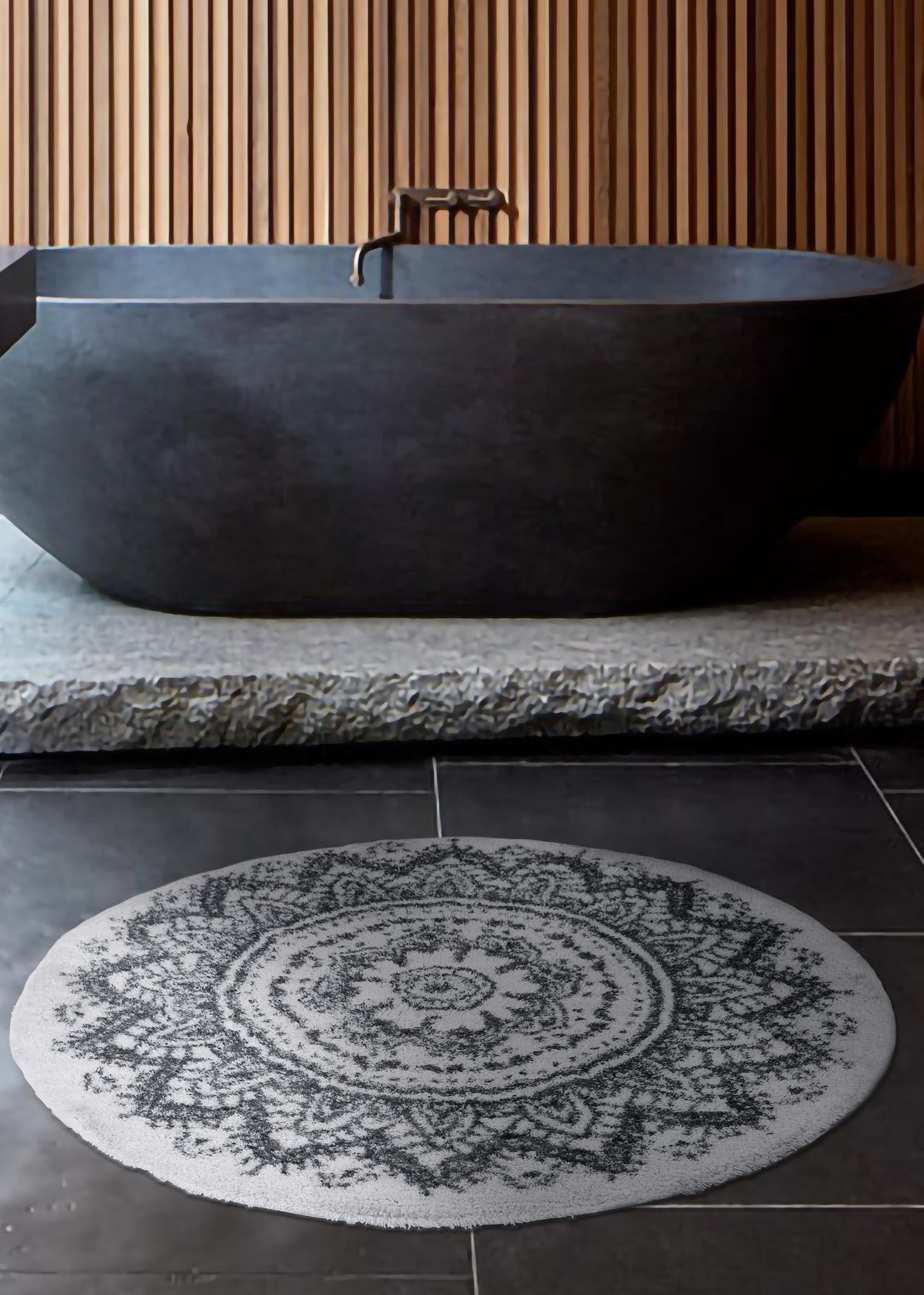 Tappeto Bagno Tondo | Lovely Shabby Mandala - immagine 3
