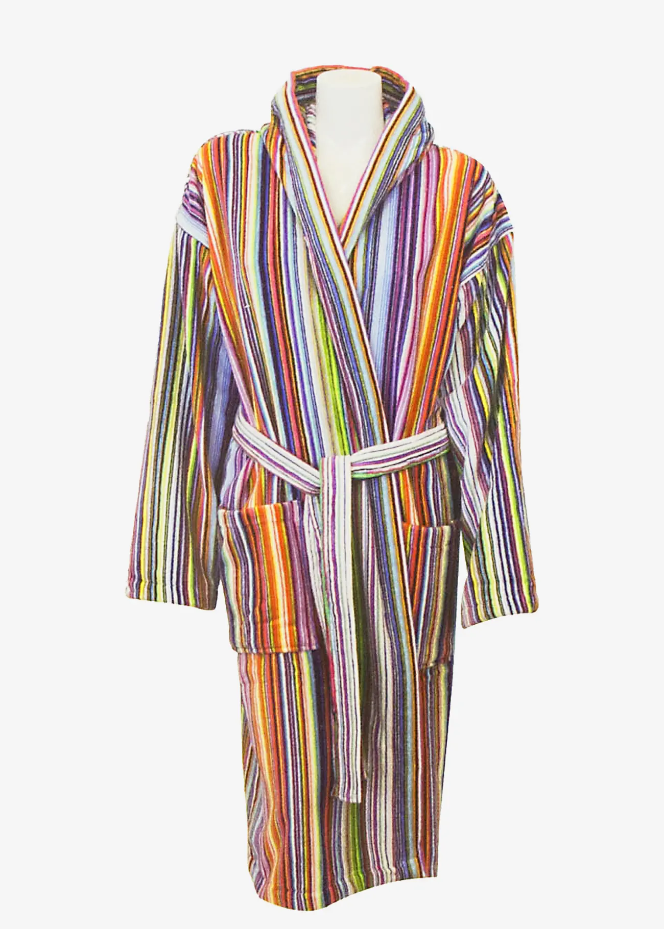 Accappatoio Uomo in Spugna Cinigliata | Sommaruga Stripe - immagine 3