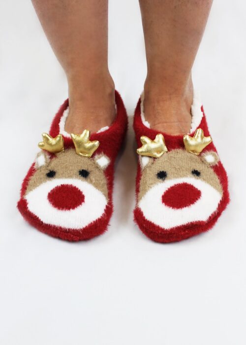 Babbucce Natalizie Donna | Noidìnotte | Renna