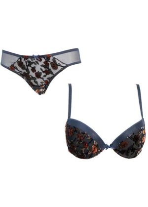 Completino Reggiseno Push up e Slip Jadea 4834