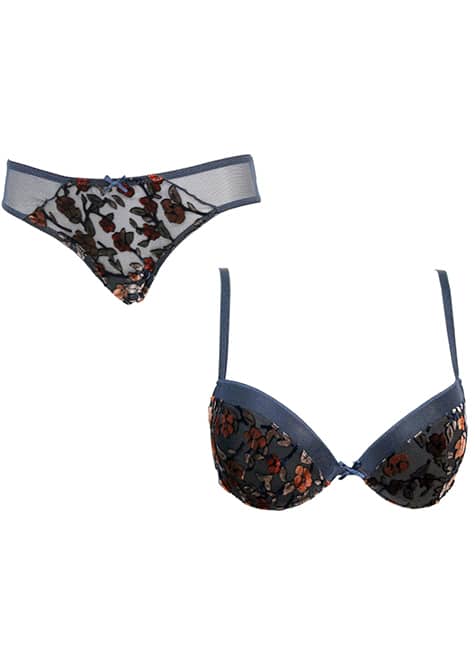 Completino Reggiseno Push up e Slip Jadea 4834