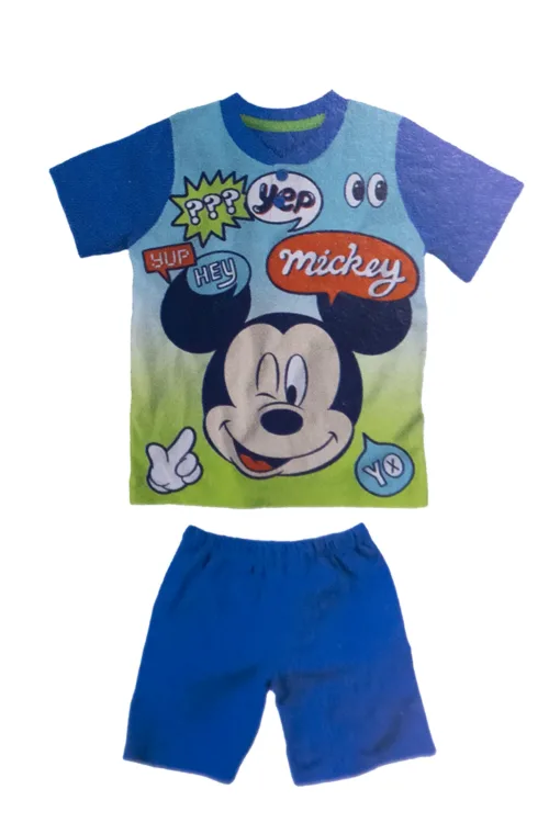Pigiama Corto Bimbo Mickey Mouse in Cotone Sabor