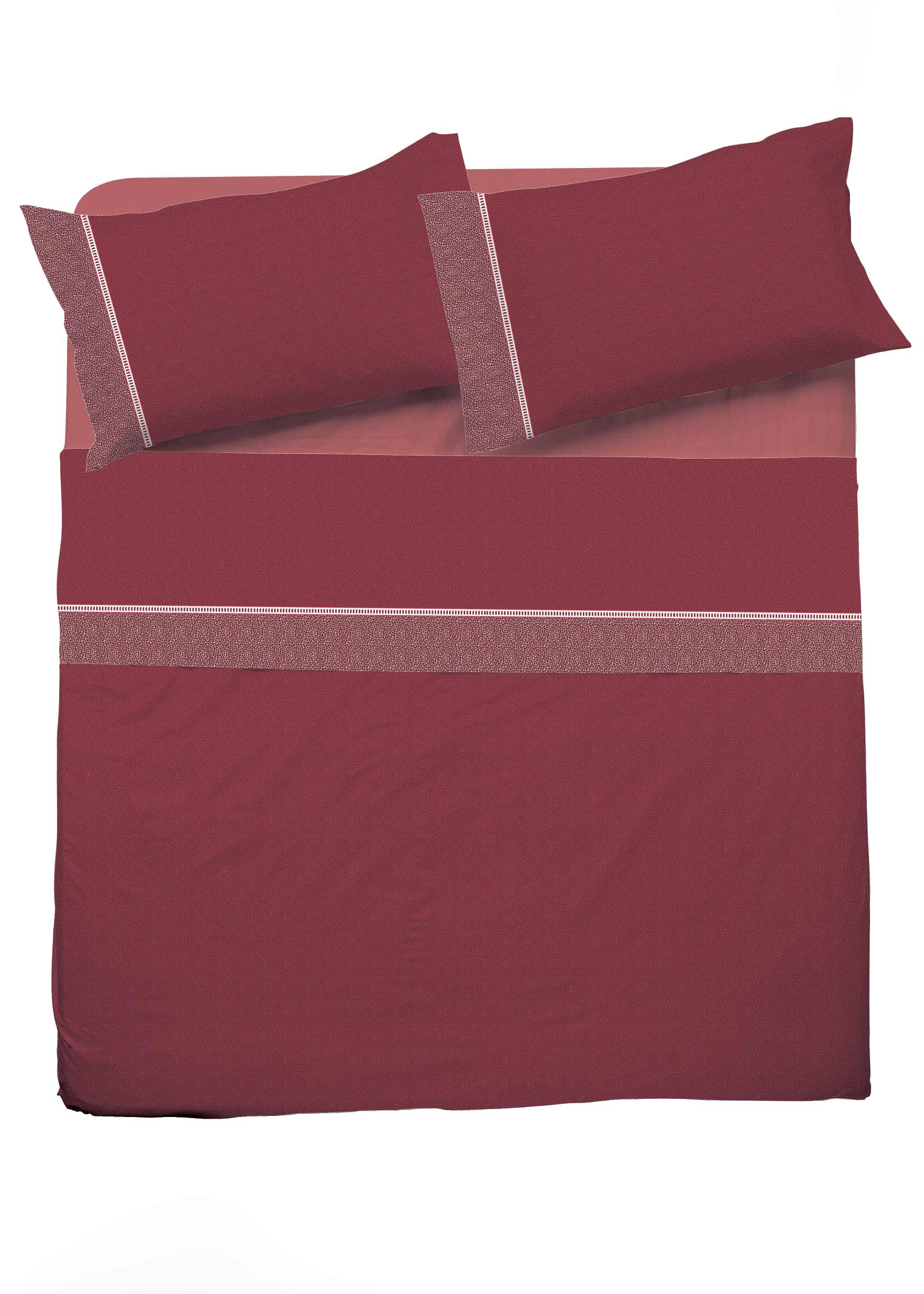 Completo letto Venere 1 piazza 1/2 Francese | Rosso | V908