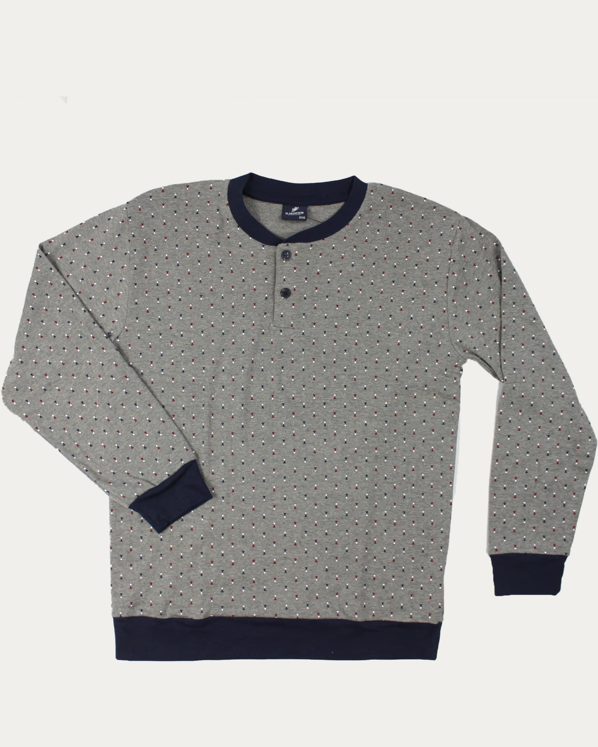 Pigiama Uomo Caldo Cotone | IlGranchio GP4002 - immagine 5