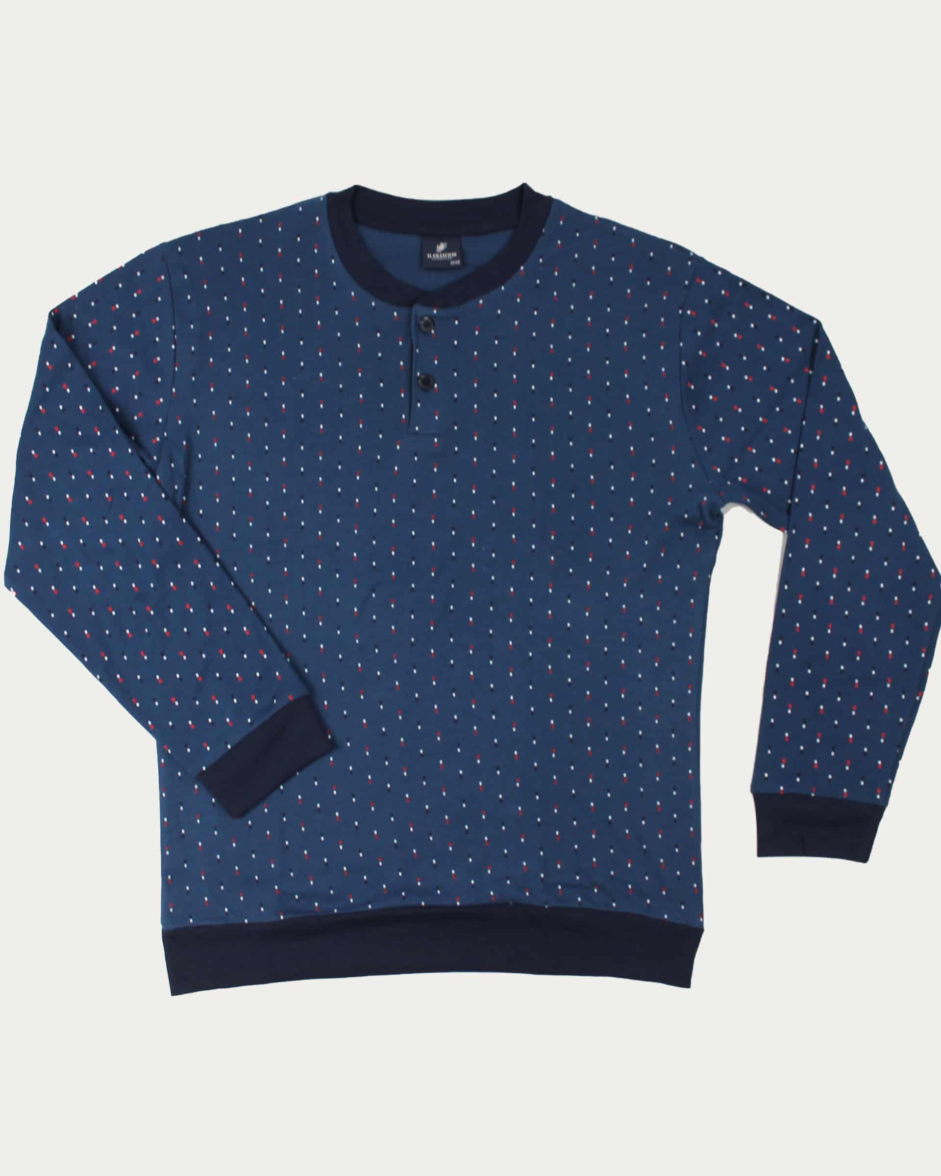 Pigiama Uomo Caldo Cotone | IlGranchio GP4002 - immagine 3