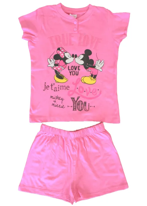Pigiama Corto Bambina in cotone | Mickey&Friends