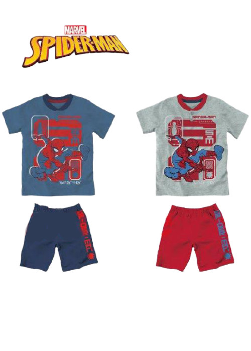 Pigiama Corto Bimbo Cotone Spiderman by Sabor