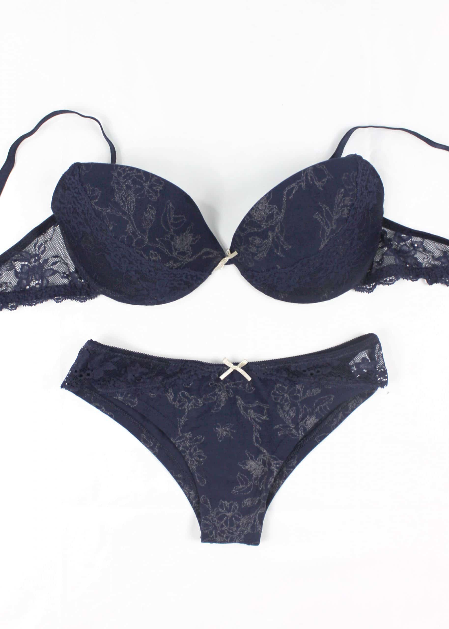 Completino Reggiseno Push up e Brasiliano Jadea 4198 - immagine 2