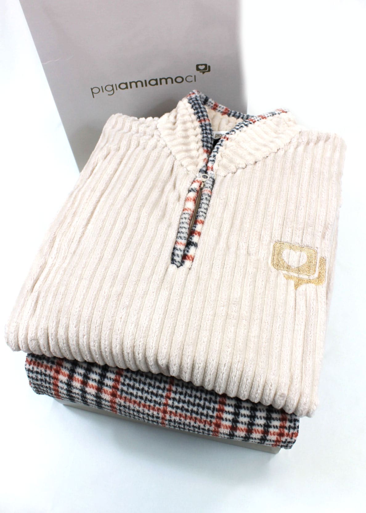 Pigiama Donna Pile Coral invernale | Pigiamiamoci 2252 - immagine 2