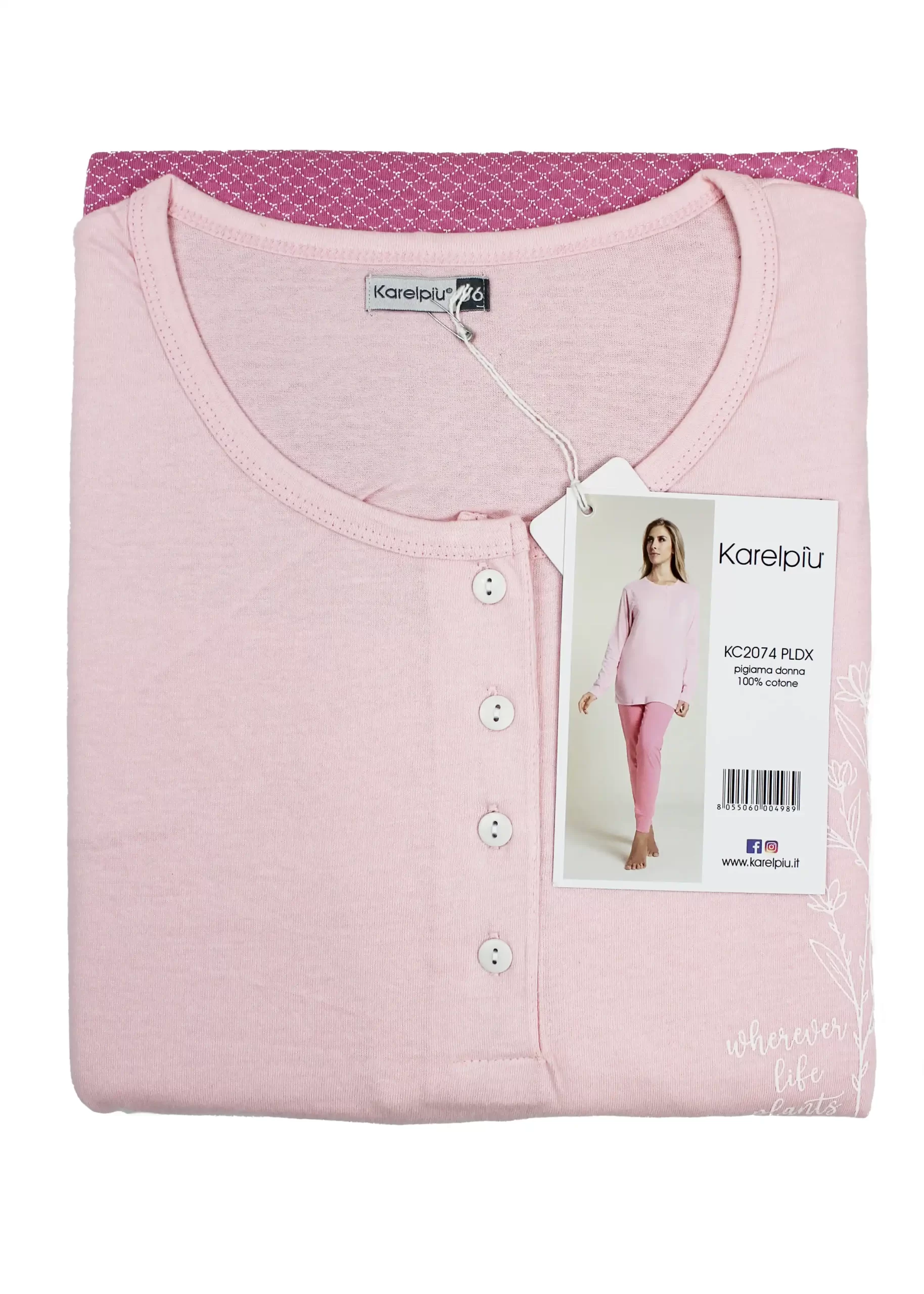 Pigiama Donna Calibrato Cotone | Karelpiù 2074 - immagine 2