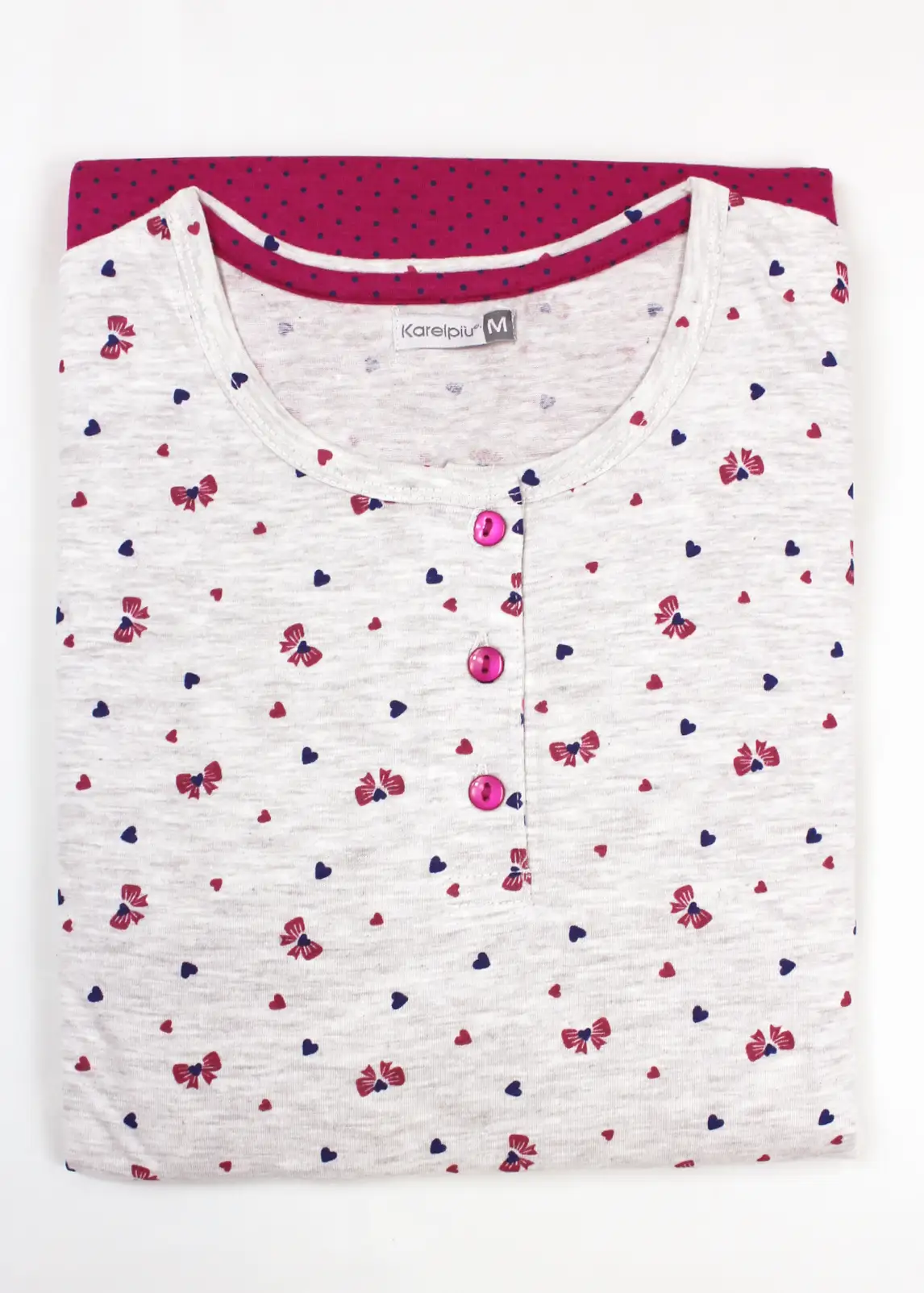 Pigiama Donna Lungo Cotone | Karelpiù 2047 - immagine 4