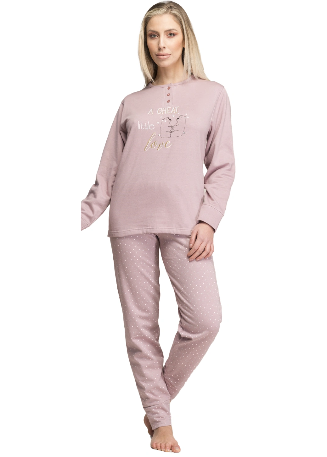 Pigiama Donna Cotone Felpato