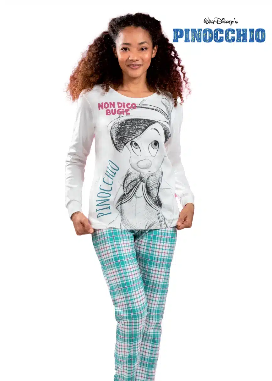 Pigiama Caldo cotone Donna | Pinocchio 7222