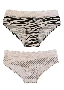 Slip Donna Cotone Merletto | Cotonella Zebra