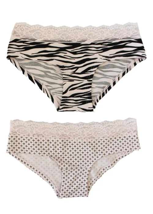 Slip Donna Cotone Merletto | Cotonella Zebra