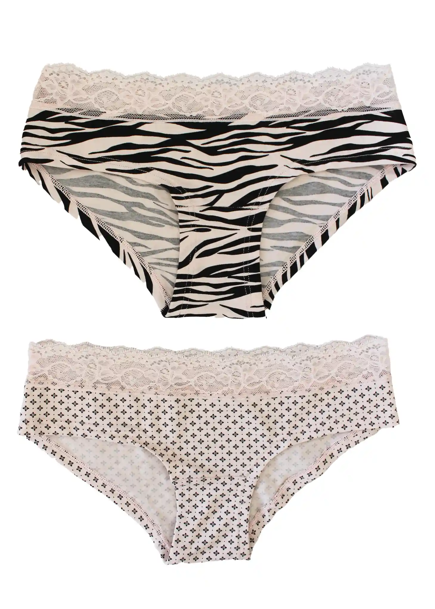 Slip Donna Cotone Merletto | Cotonella Zebra