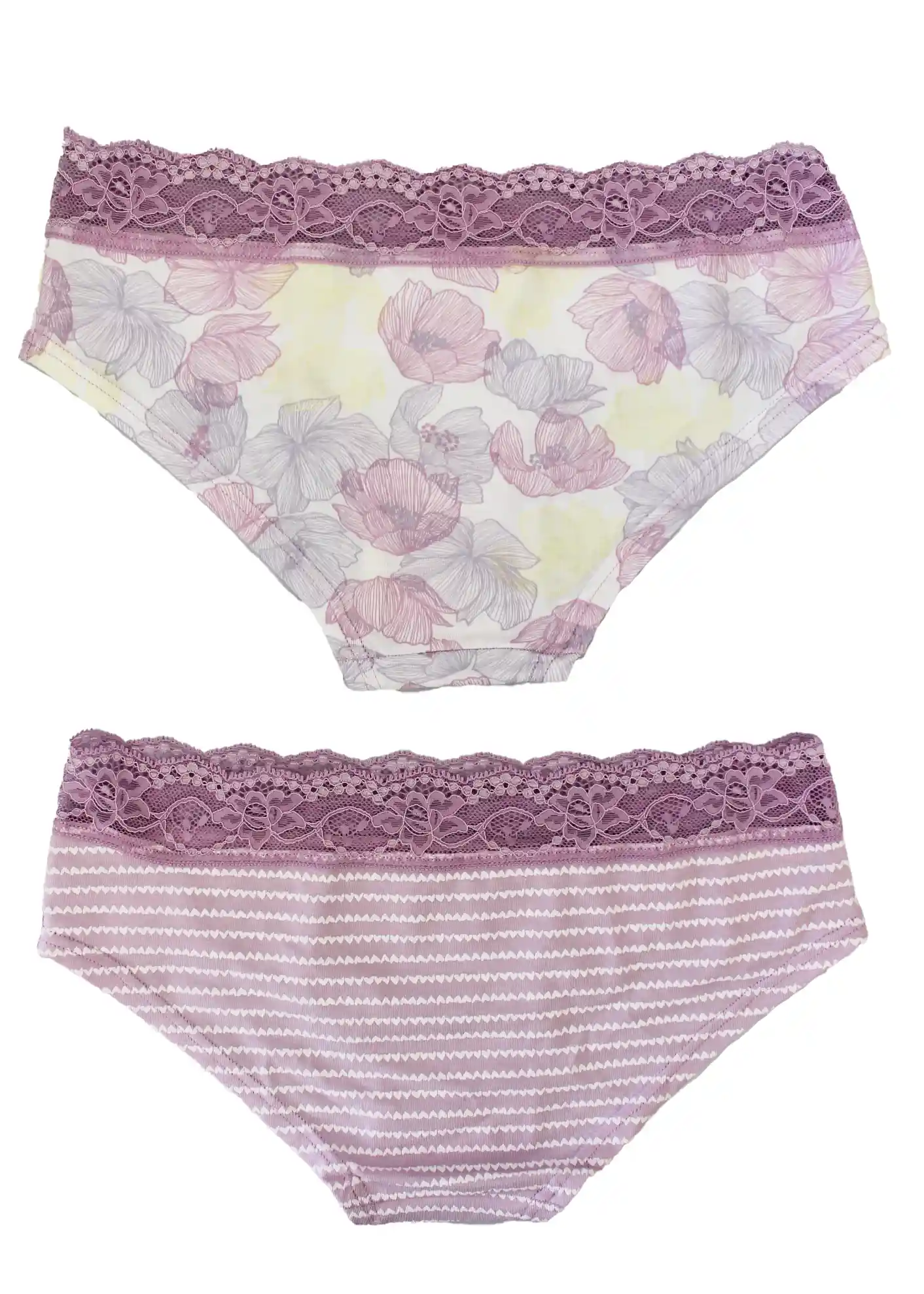 Slip Donna fiori Cotone Merletto | Cotonella 2532 - immagine 3