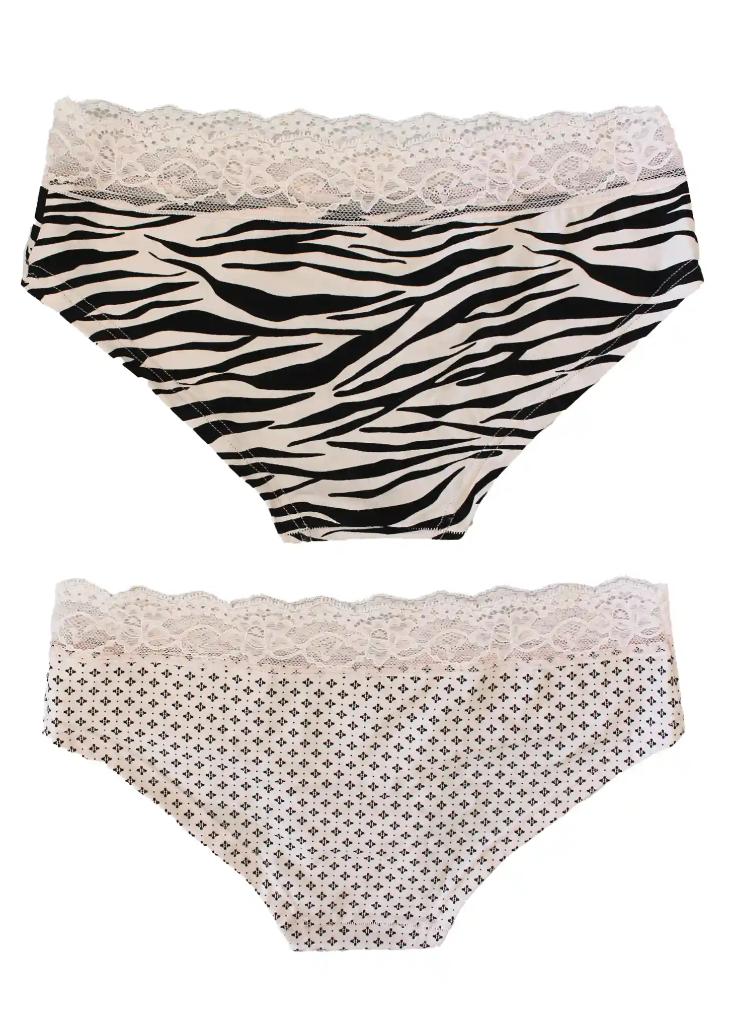 Slip Donna Cotone Merletto | Cotonella Zebra - immagine 3