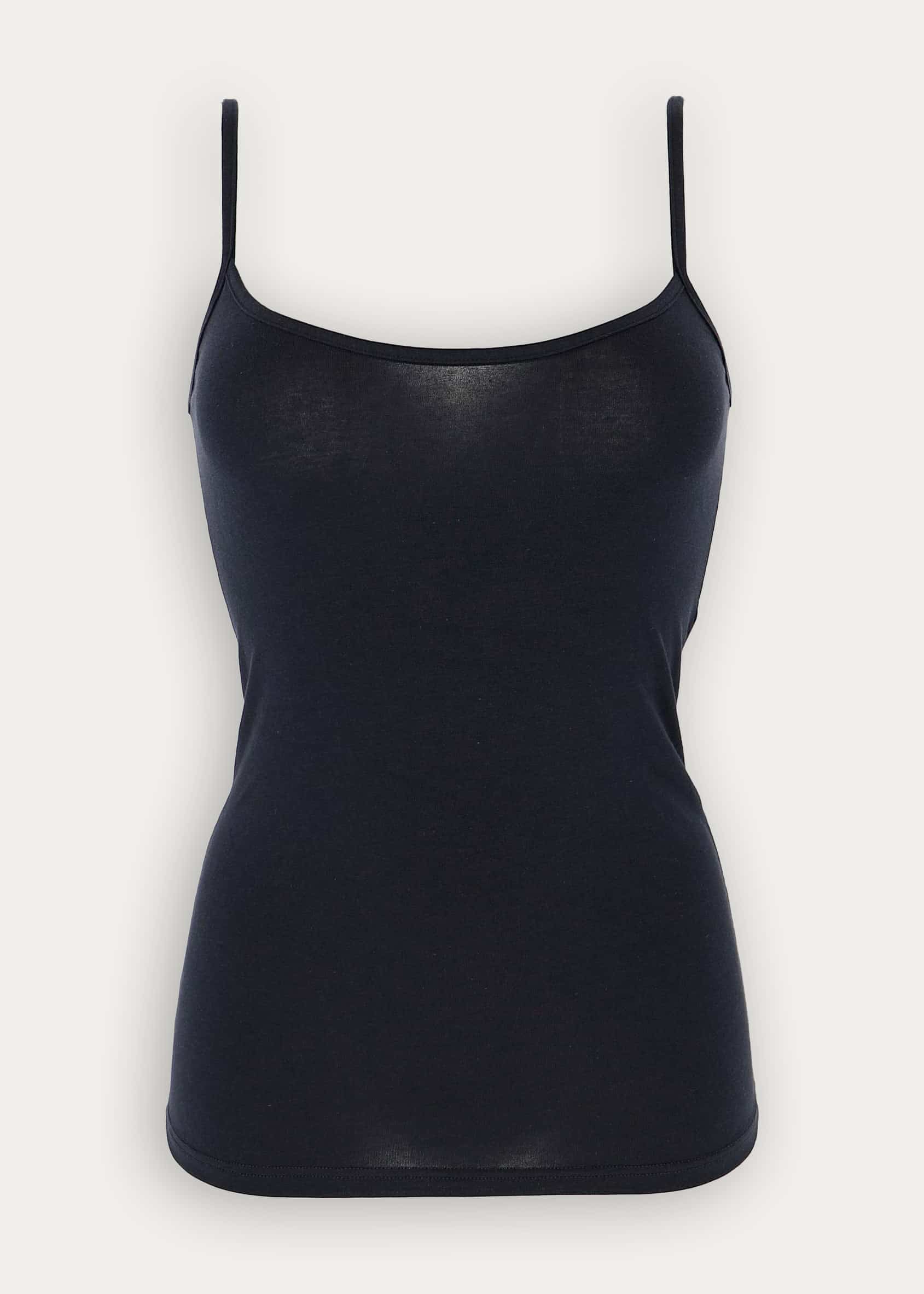 Top Canotta Donna Cotonella con spalline strette