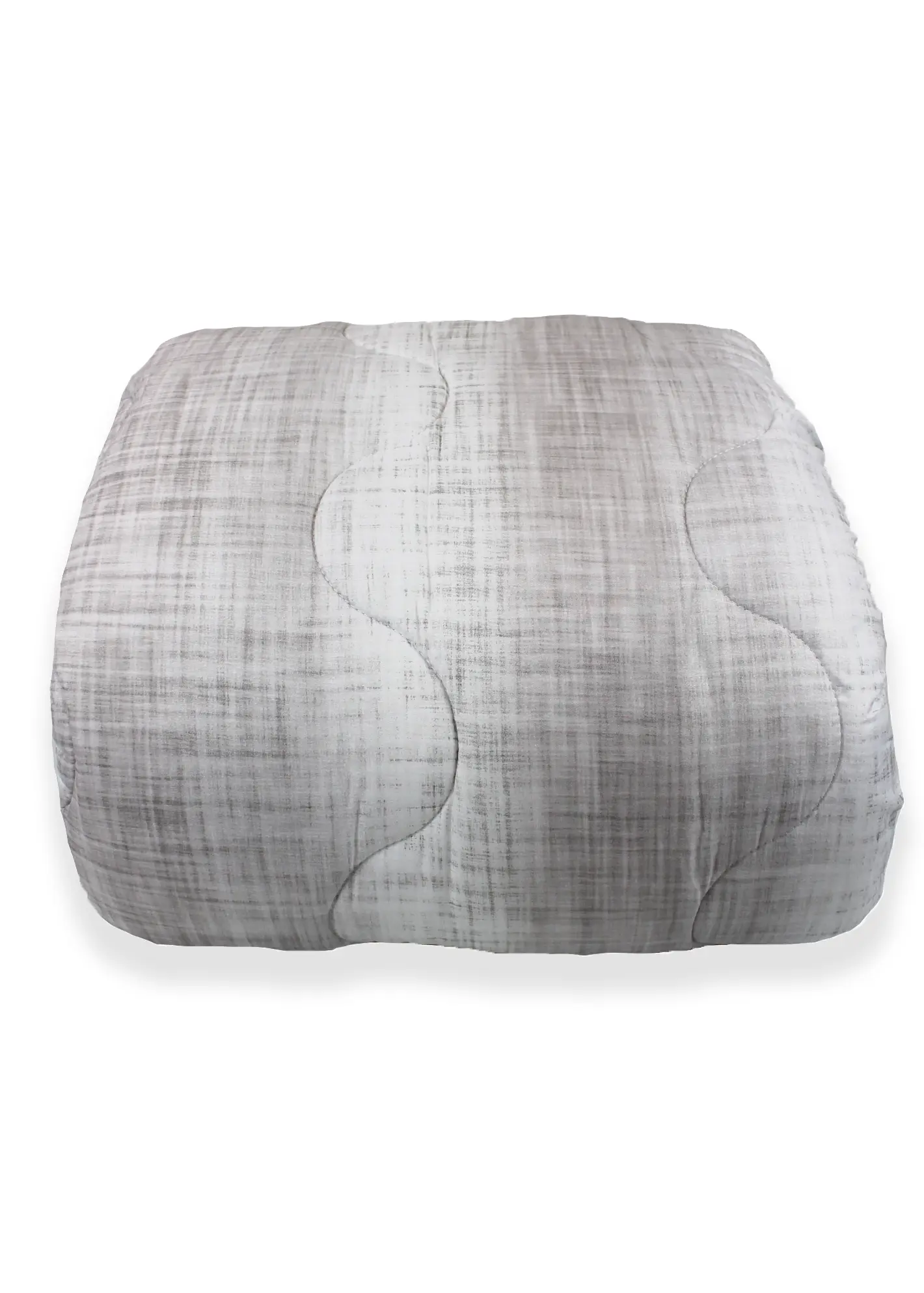 Trapunta Matrimoniale | Diadema Stripe grigio perla