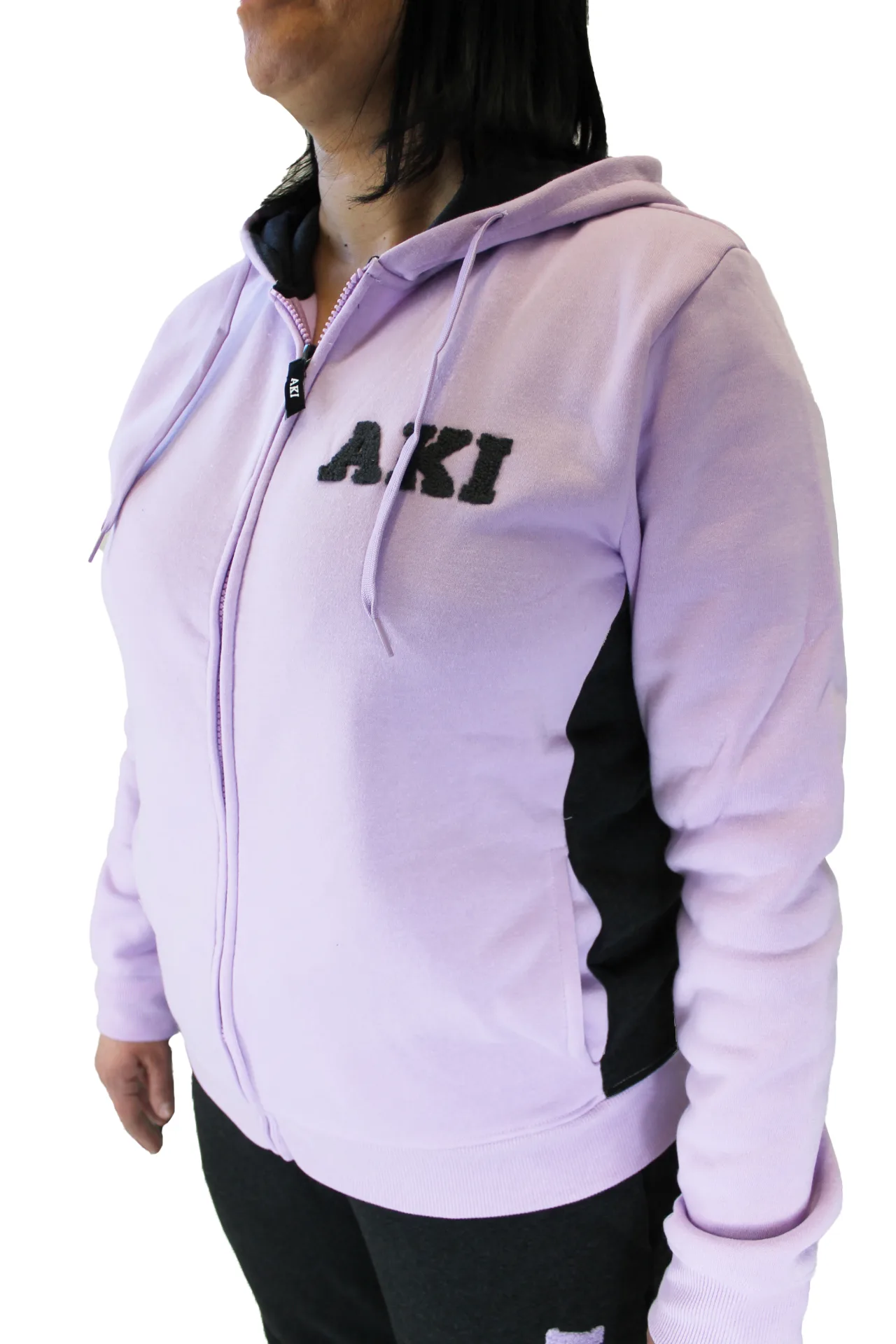 Tuta Donna Sportiva Felpata | Aki Lilla 21726 - immagine 2