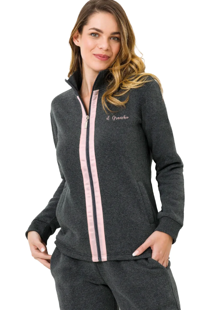 Tuta Donna Zip cotone Felpato | IlGranchio 6007