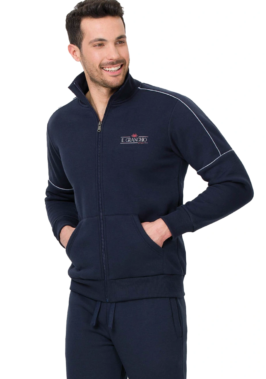 Tuta Uomo Zip Cotone Felpato | IlGranchio 2000
