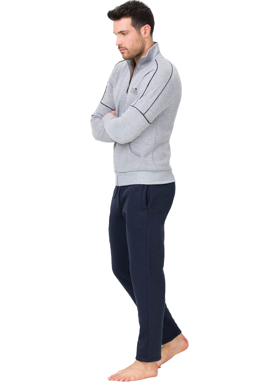 Tuta Uomo Zip Cotone Felpato | IlGranchio 2000 - immagine 2