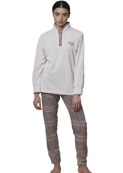 Pigiama Donna Pile Coral invernale | Pigiamiamoci 2252